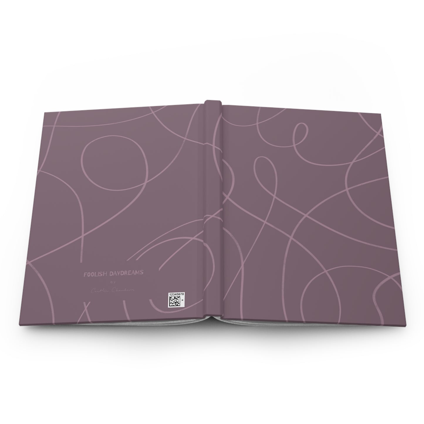 Mauve Swirls | Hardcover Journal Matte