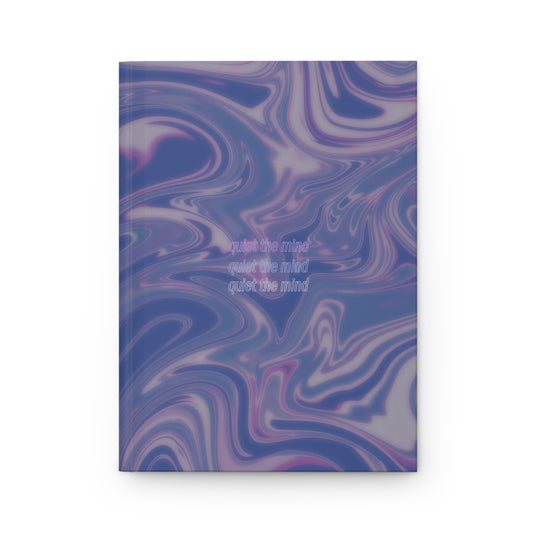 "Quiet the mind" | Blue/Purple | Hardcover Journal Matte