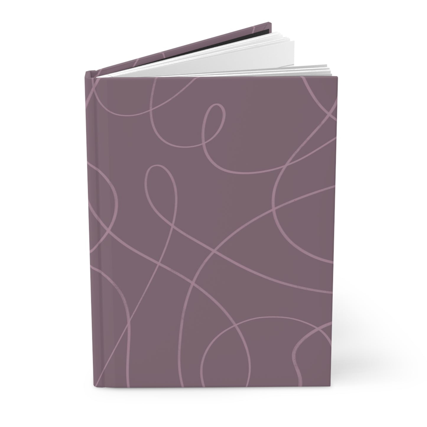 Mauve Swirls | Hardcover Journal Matte