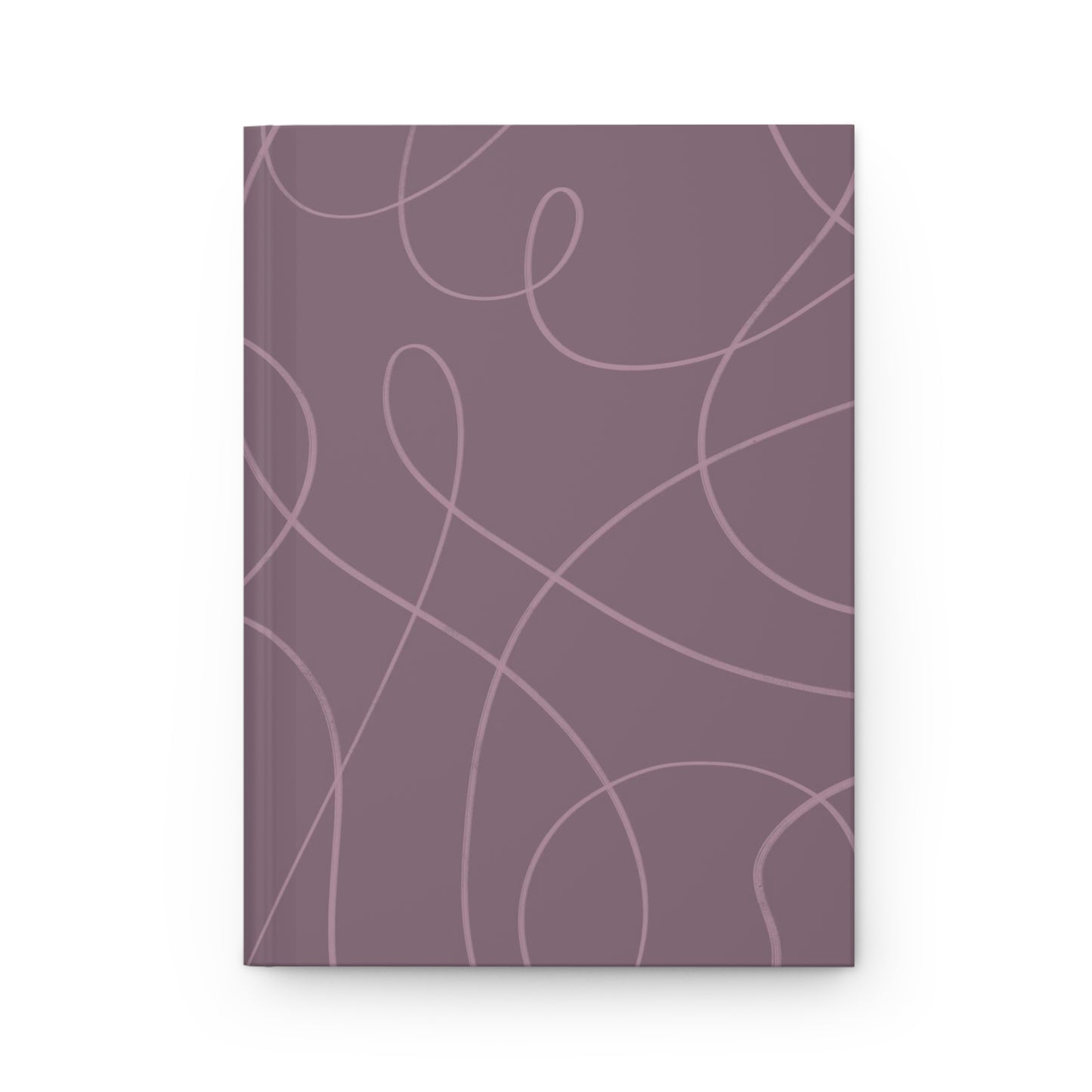 Mauve Swirls | Hardcover Journal Matte