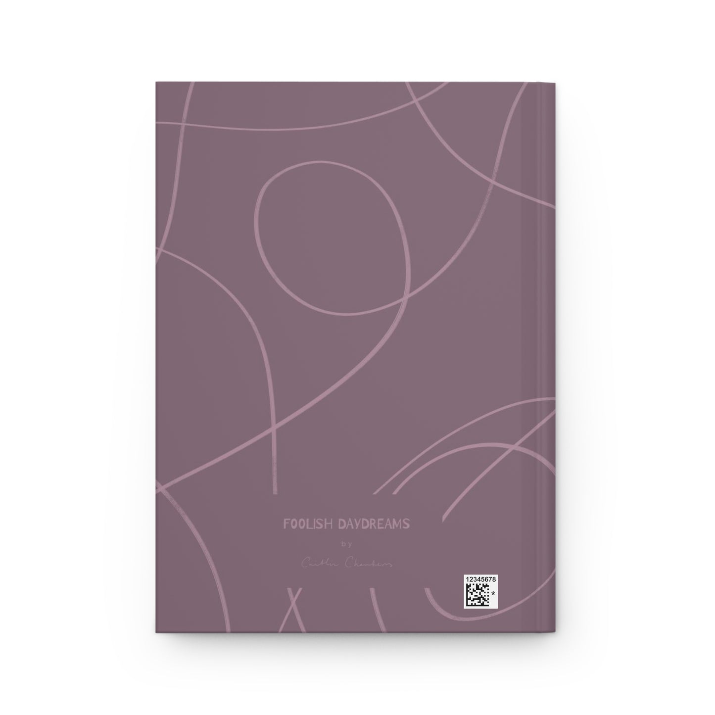 Mauve Swirls | Hardcover Journal Matte